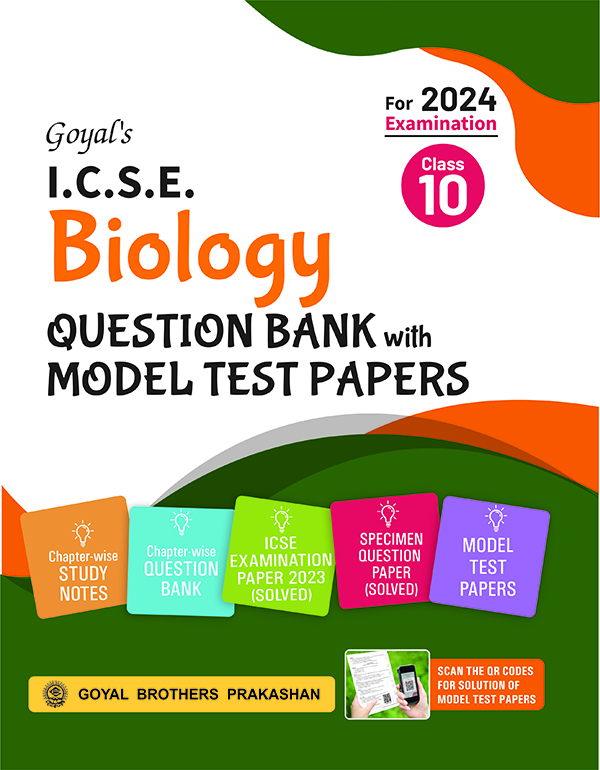 Goyal S Icse Question Bank With Model Test Papers For Class 10 Mathematics Biology And More